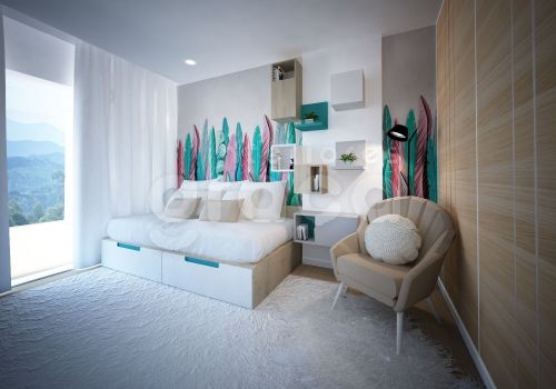 Quarto/escritório multifunções 